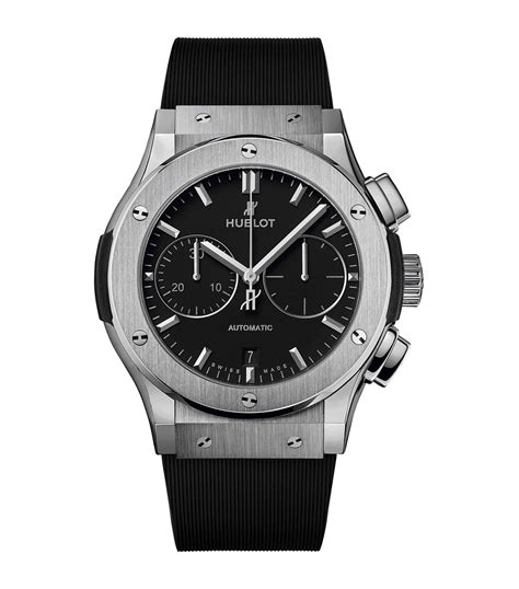 hublot classic fusion 45mm chronograph titanium mens watch|hublot classic fusion automatic 45mm.